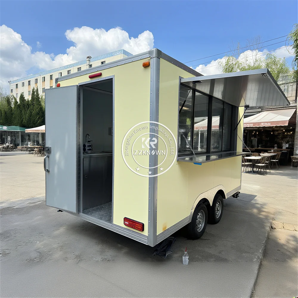 Outdoor Coffee Trailer Mobile Food Truck Catering Trailer Street Restaurant Mobile Concession Food Trailer With Full Kitchen
Outdoor Coffee Trailer Mobile Food Truck Catering Trailer Street Restaurant Mobile Concession Food Trailer With Full Kitchen