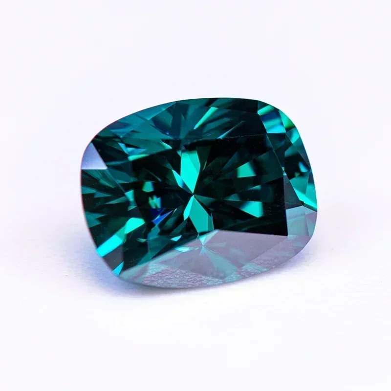 Moissanite Stone Cushion Cut Emerald Green Natural Color Lab Artificial Gemstone For Diy Charms Jewelry Making With GR
Moissanite Stone Cushion Cut Emerald Green Natural Color Lab Artificial Gemstone For Diy Charms Jewelry Making With GR
