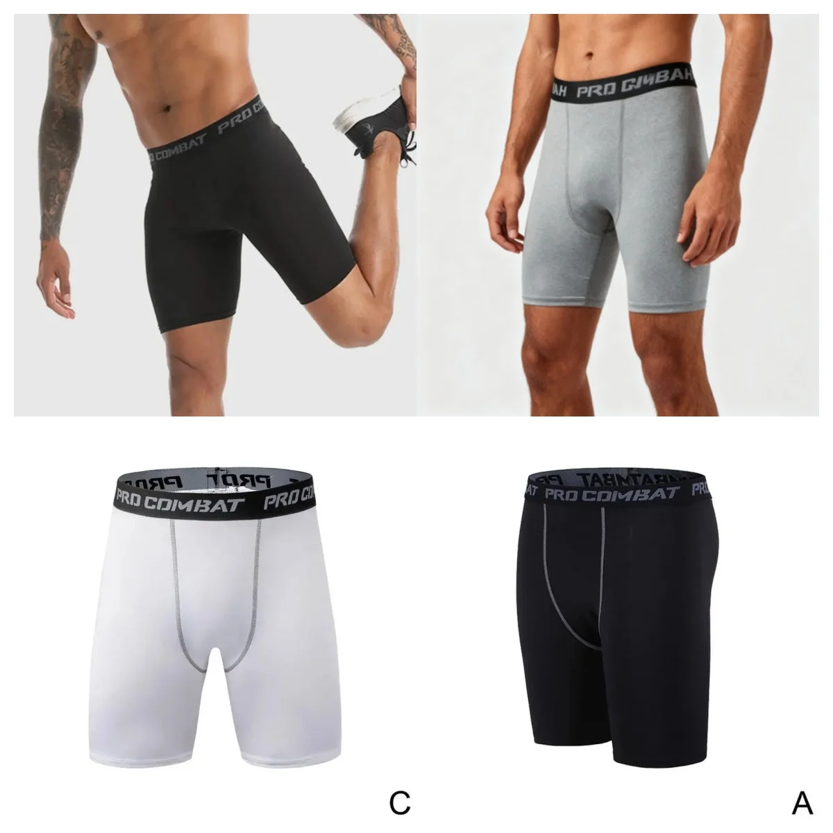 Men Sports Leggings Fitness Elastic Compression Tights Drying Quick Size Fitness Plus Pants MaleRunning Training Stretch Shorts
Men Sports Leggings Fitness Elastic Compression Tights Drying Quick Size Fitness Plus Pants MaleRunning Training Stretch Shorts