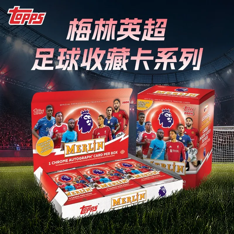 Authentic 2026 Topps Merlin EPL Soccer Value Box 7 Packs 28 Cards Raywave Parallels Numbered Trading Cards Collectible Gift
Authentic 2026 Topps Merlin EPL Soccer Value Box 7 Packs 28 Cards Raywave Parallels Numbered Trading Cards Collectible Gift