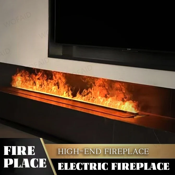 Smart Home Intelligent Fireplace 1200mm 1500mm 1800mm 3D Water Steam Humidifier Multi-color LED Fogger Electric Vapor Fireplace
Smart Home Intelligent Fireplace 1200mm 1500mm 1800mm 3D Water Steam Humidifier Multi-color LED Fogger Electric Vapor Fireplace