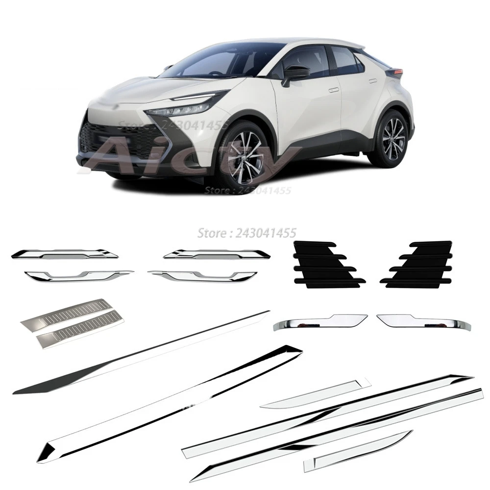 Exterior Accessories For Toyota CHR C-HR 2024 2025 ABS Chrome Foglight Bezel Cover Front Rear Bumper Protector Moulding Trim
Exterior Accessories For Toyota CHR C-HR 2024 2025 ABS Chrome Foglight Bezel Cover Front Rear Bumper Protector Moulding Trim