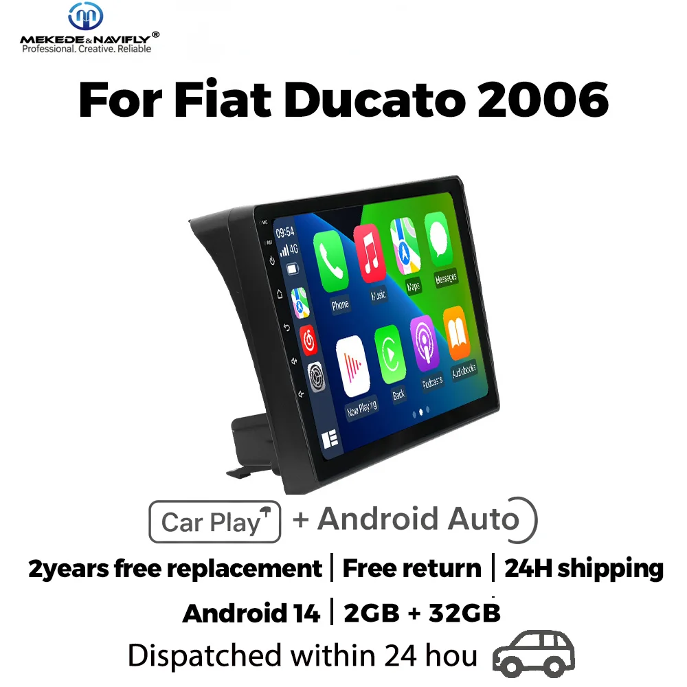 MEKEDE For Fiat Ducato Peugeot Boxer Citroen Jumper 2 2006-2022 Android 14 Car Radio Multimedia Player Audio BT Stereo Head Unit
MEKEDE For Fiat Ducato Peugeot Boxer Citroen Jumper 2 2006-2022 Android 14 Car Radio Multimedia Player Audio BT Stereo Head Unit