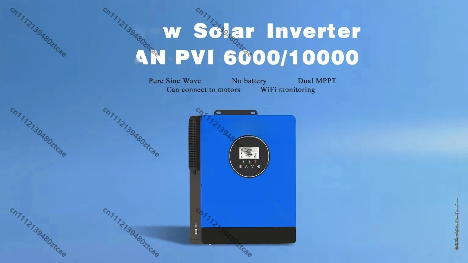 Hybrid MPPT Solar Inverter Grid-Connected Dual Use Inverter Photovoltaic Power Conversion Equipment Household Solar Energy
Hybrid MPPT Solar Inverter Grid-Connected Dual Use Inverter Photovoltaic Power Conversion Equipment Household Solar Energy
