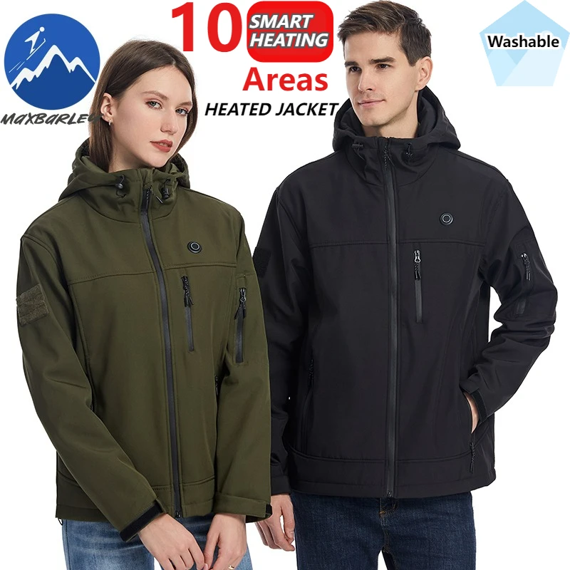 10 Areas Heated Jacket Men Warm Vest USB Self Heating Jacket Women Heated Coat Ski Snow Hiking Winter Soft Shell Clothes Washed
10 Areas Heated Jacket Men Warm Vest USB Self Heating Jacket Women Heated Coat Ski Snow Hiking Winter Soft Shell Clothes Washed
