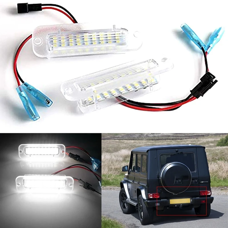 2PCS White 6000K License Plate Lights For Mercedes Benz G500 G550 G55 AMG W463 4638200356
2PCS White 6000K License Plate Lights For Mercedes Benz G500 G550 G55 AMG W463 4638200356