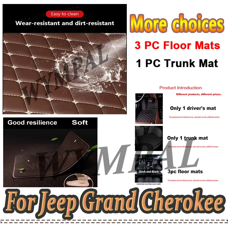 Роскошные автомобильные коврики для Jeep Grand Cherokee WK2 2021 2020 2019 2018-2012, автомобильные салонные защитные водонепроницаемые ковры на заказ
Роскошные автомобильные коврики для Jeep Grand Cherokee WK2 2021 2020 2019 2018-2012, автомобильные салонные защитные водонепроницаемые ковры на заказ