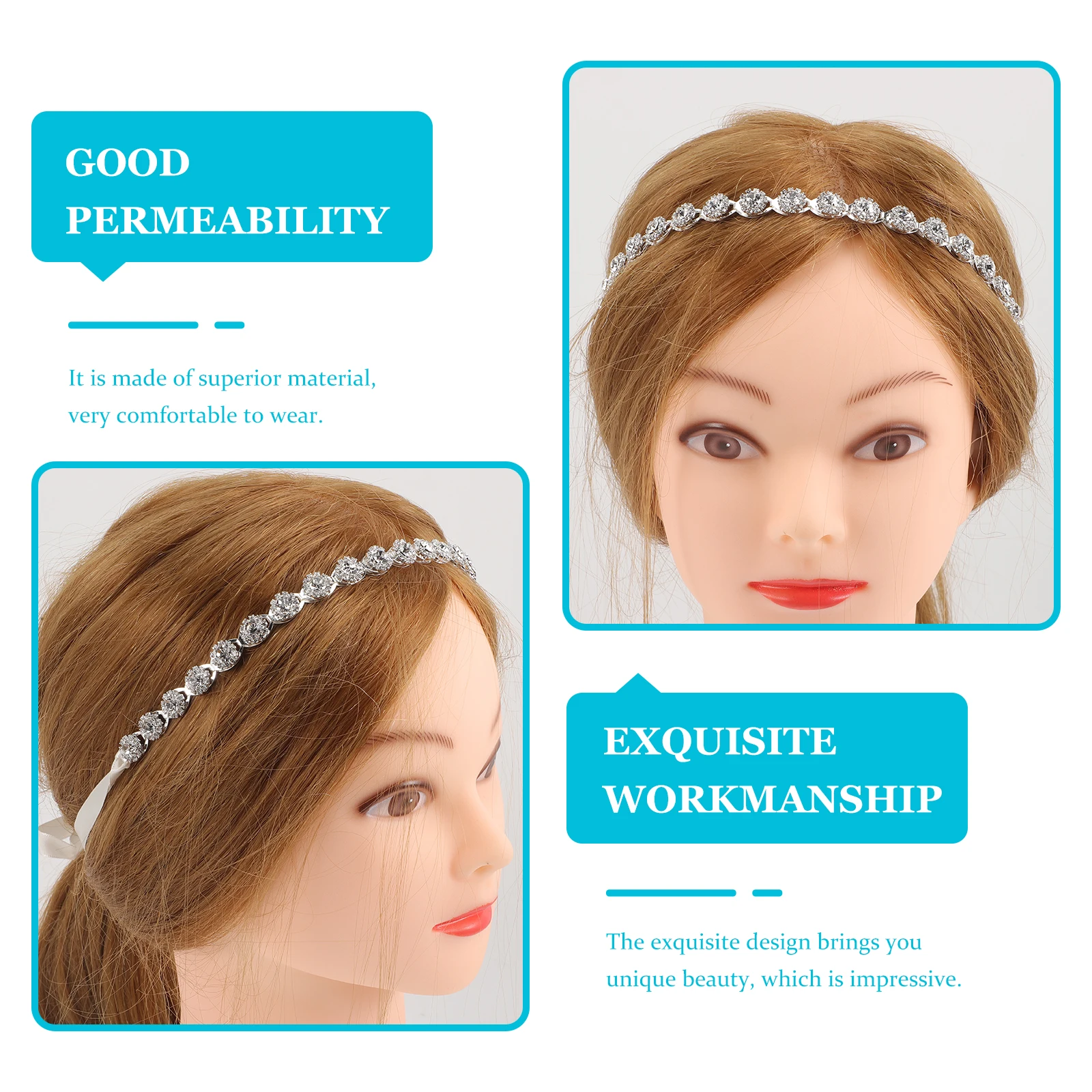 Rhinestone Headdress Wedding Headbands Floral Hair Styling Accessories Bridal Luxury Design Comfort Charm Prom Beach Parties
Rhinestone Headdress Wedding Headbands Floral Hair Styling Accessories Bridal Luxury Design Comfort Charm Prom Beach Parties
