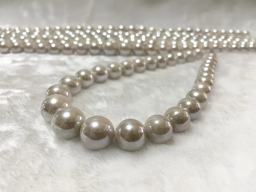 New Fashion Women 13-18mm Round White Pearl 925 Sterling Silver Necklace Luster Luxury Wedding Female Jewelry Gifts
New Fashion Women 13-18mm Round White Pearl 925 Sterling Silver Necklace Luster Luxury Wedding Female Jewelry Gifts