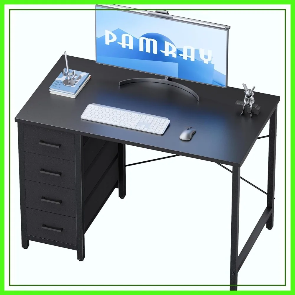32 Inch Computer Desk with 4 Drawers Small Office Desk for Home Bedroom Study Writing Simple Modern Black
32 Inch Computer Desk with 4 Drawers Small Office Desk for Home Bedroom Study Writing Simple Modern Black