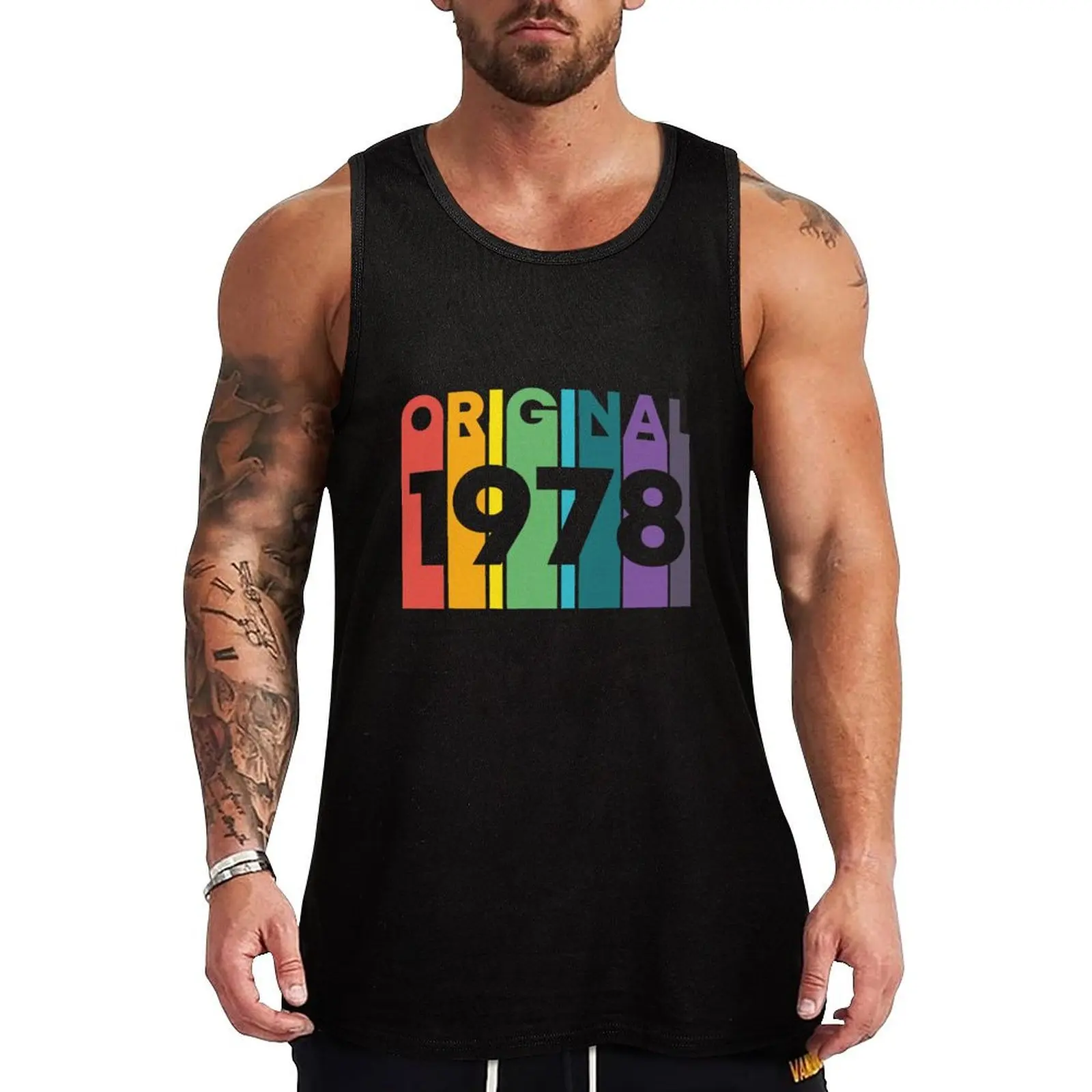 Original 1978 Proud LGBT Rainbow Tank Top sleeveless man shirts bodybuilding t-shirt Men's t-shirts for men
Original 1978 Proud LGBT Rainbow Tank Top sleeveless man shirts bodybuilding t-shirt Men's t-shirts for men