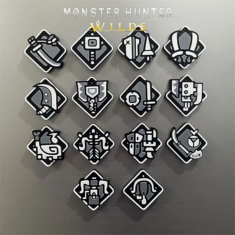 Game Monster Hunter Wilds Occupation Icon Cosplay Prop PLA Refrigerator Magnet Ornament Model Accessories Decoration Christmas
Game Monster Hunter Wilds Occupation Icon Cosplay Prop PLA Refrigerator Magnet Ornament Model Accessories Decoration Christmas