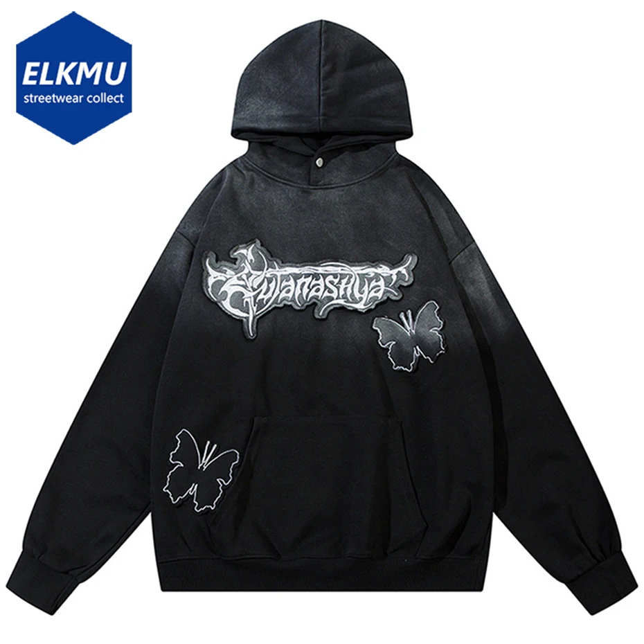 Men's Hip Hop Oversized Pullover Hoodie Butterfly Splicing Harajuku Streetwear Sweatshirts 2024 Man Casual Loose Hoodie
Men's Hip Hop Oversized Pullover Hoodie Butterfly Splicing Harajuku Streetwear Sweatshirts 2024 Man Casual Loose Hoodie