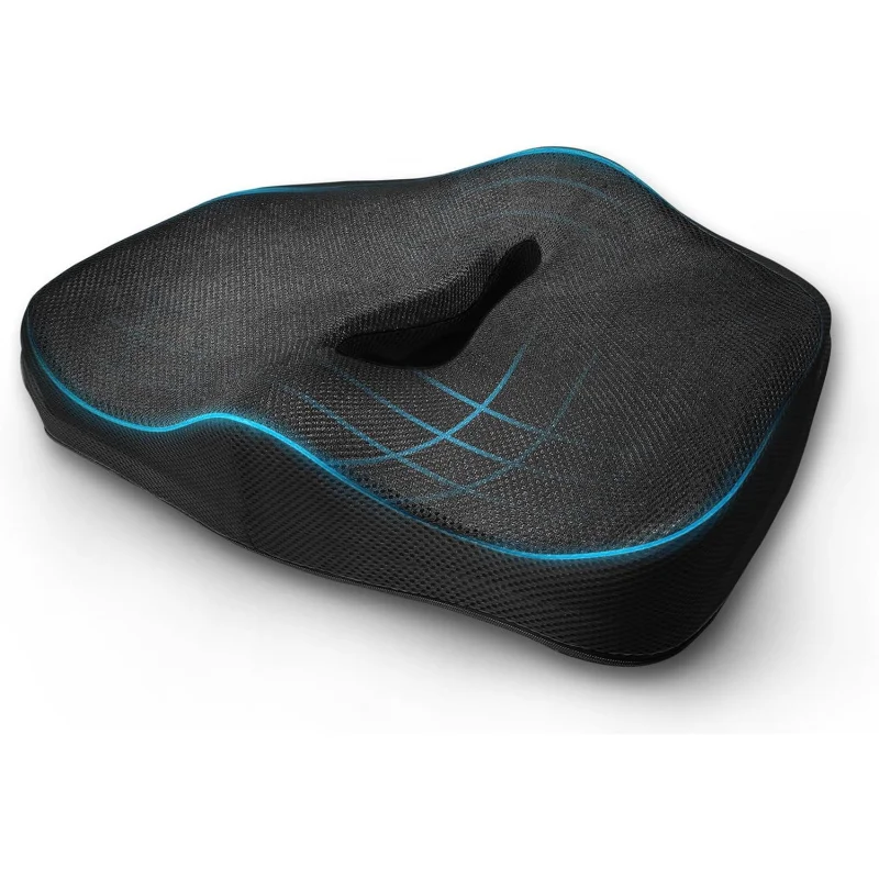 Seat Cushion – Office Cushions for Sciatica & Tailbone Pain Relief – Coccyx Memory Foam Desk Chair Support & Car S
Seat Cushion – Office Cushions for Sciatica & Tailbone Pain Relief – Coccyx Memory Foam Desk Chair Support & Car S