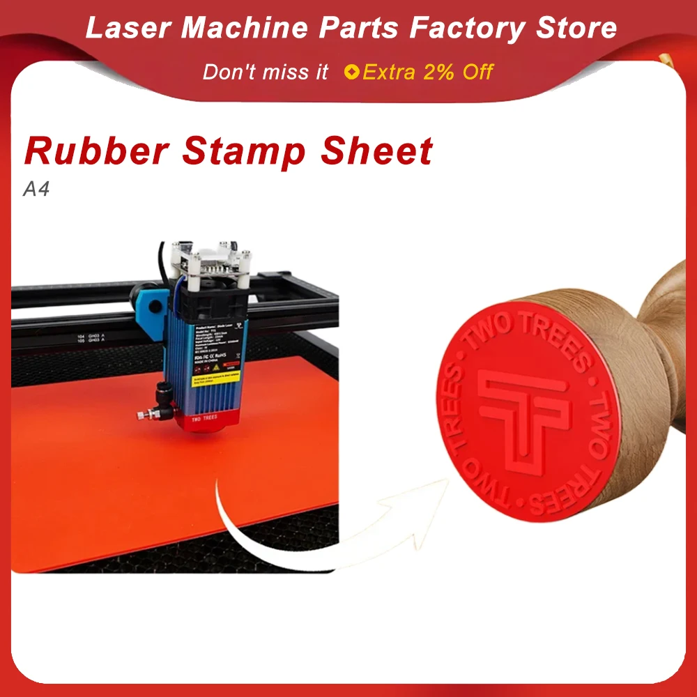 A4 Rubber Stamp Sheet 2.3mm Red Grey for CO2 Laser Engraving Cutting Machine
A4 Rubber Stamp Sheet 2.3mm Red Grey for CO2 Laser Engraving Cutting Machine
