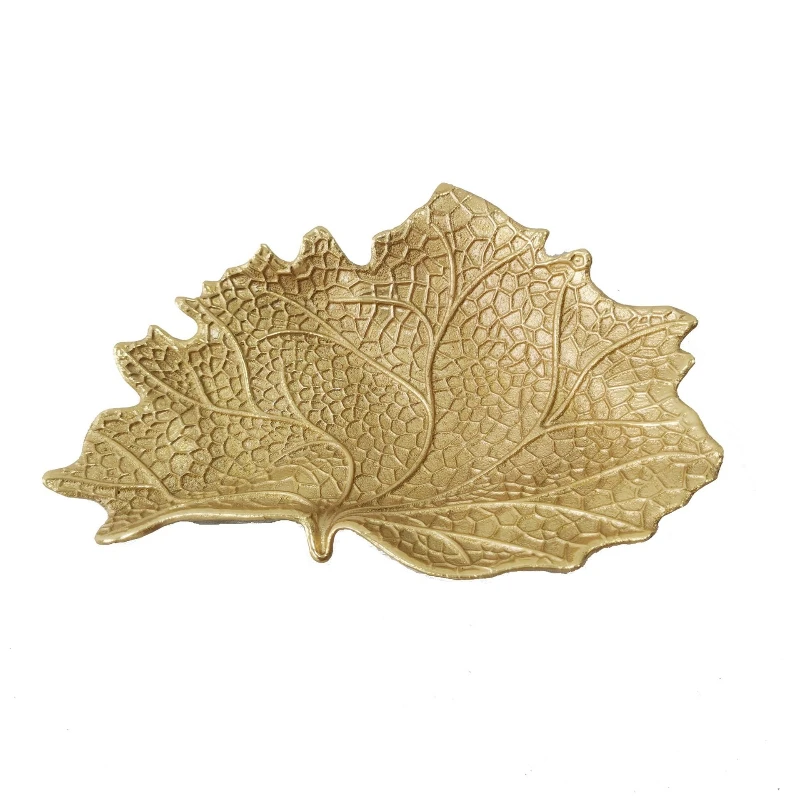 Designer light luxury creative brushed all-copper fruit plate, soft villa hotel model room restaurant leaf fruit plate
Designer light luxury creative brushed all-copper fruit plate, soft villa hotel model room restaurant leaf fruit plate