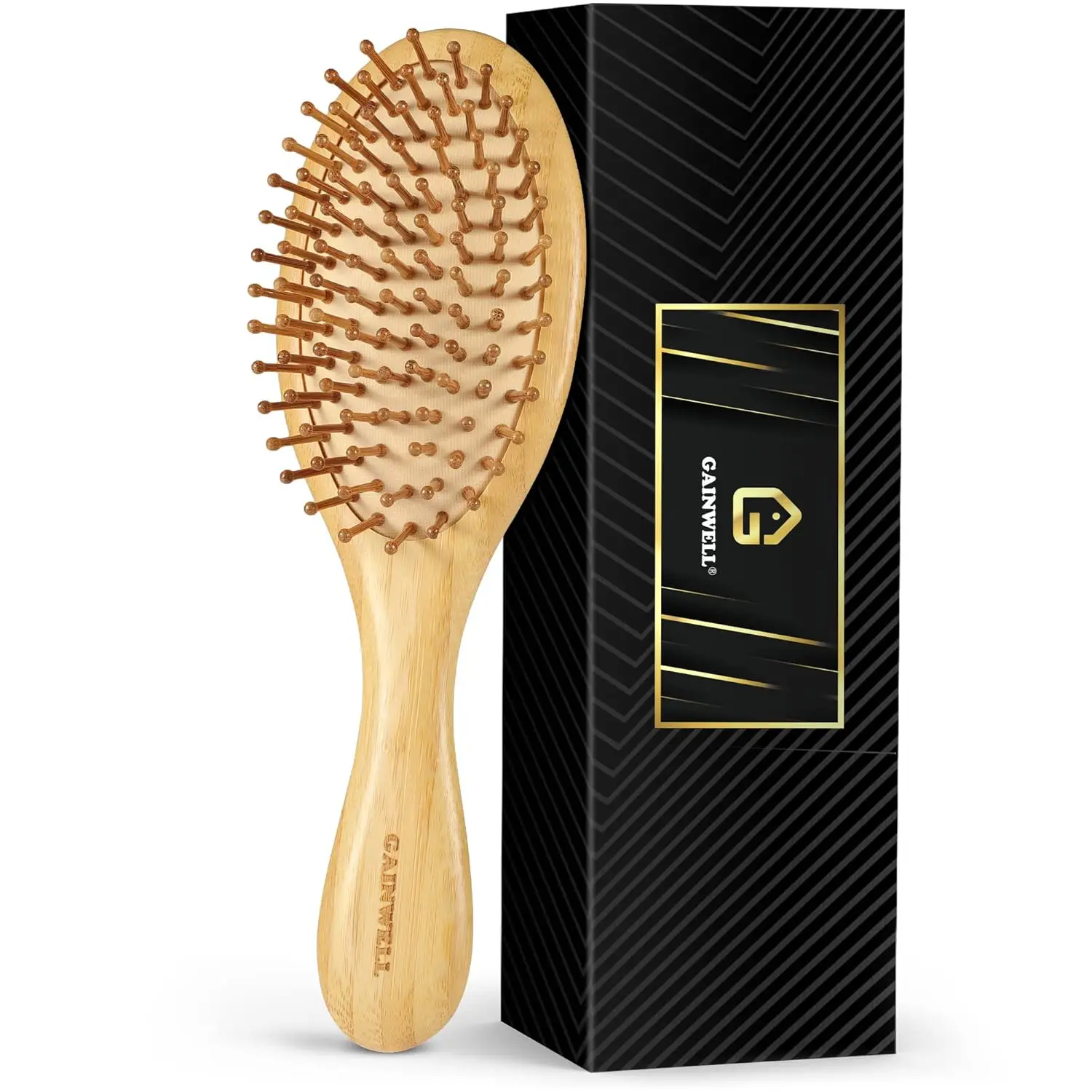 Bamboo Hair Brush for Hair Growth, Natural Bamboo Bristles Detangling Wooden Paddle Hairbrush for Massaging Scalp, for Women Men
Bamboo Hair Brush for Hair Growth, Natural Bamboo Bristles Detangling Wooden Paddle Hairbrush for Massaging Scalp, for Women Men