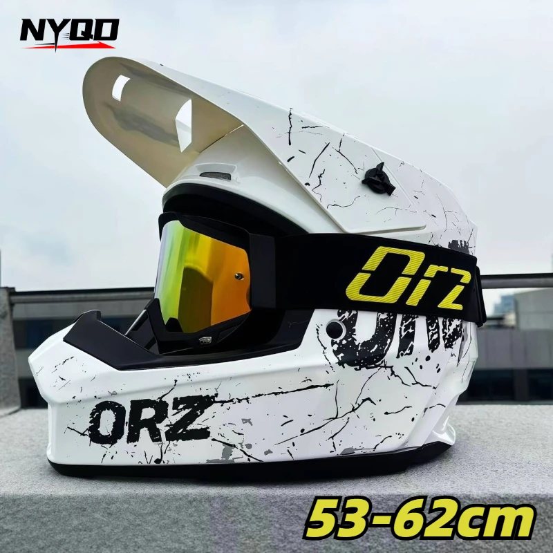 ORZ Motorcycle Helmet DOT certification Off-road Helmet Bike Downhill AM DH Cross Helmet Capacete Motocross Casco
ORZ Motorcycle Helmet DOT certification Off-road Helmet Bike Downhill AM DH Cross Helmet Capacete Motocross Casco