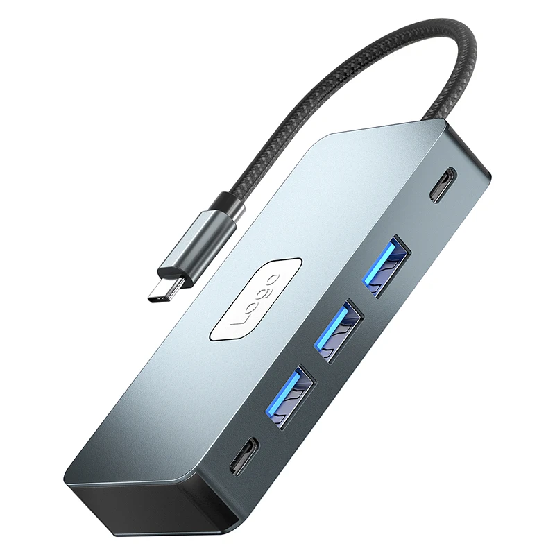 7 in 1 Adapter Type-C USB Hub Alloy Case 2*HDMI + PD 100W + 3*USB 3.0 + USB-C Multi-port Extender Dock for Laptop Tablet Phone
7 in 1 Adapter Type-C USB Hub Alloy Case 2*HDMI + PD 100W + 3*USB 3.0 + USB-C Multi-port Extender Dock for Laptop Tablet Phone