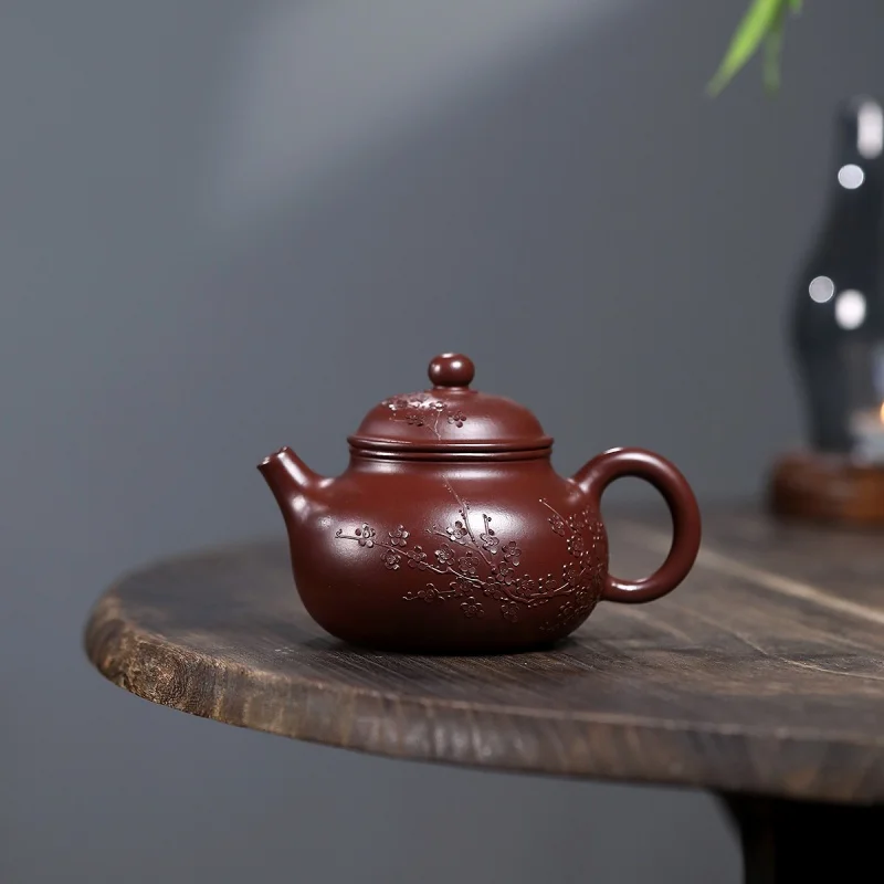 240ml Chinese Yixing Purple Clay Teapot Handmade Flowers Tea Pot Household Beauty Tea Infuser Kettle Raw Ore Zisha Tea Set
240ml Chinese Yixing Purple Clay Teapot Handmade Flowers Tea Pot Household Beauty Tea Infuser Kettle Raw Ore Zisha Tea Set