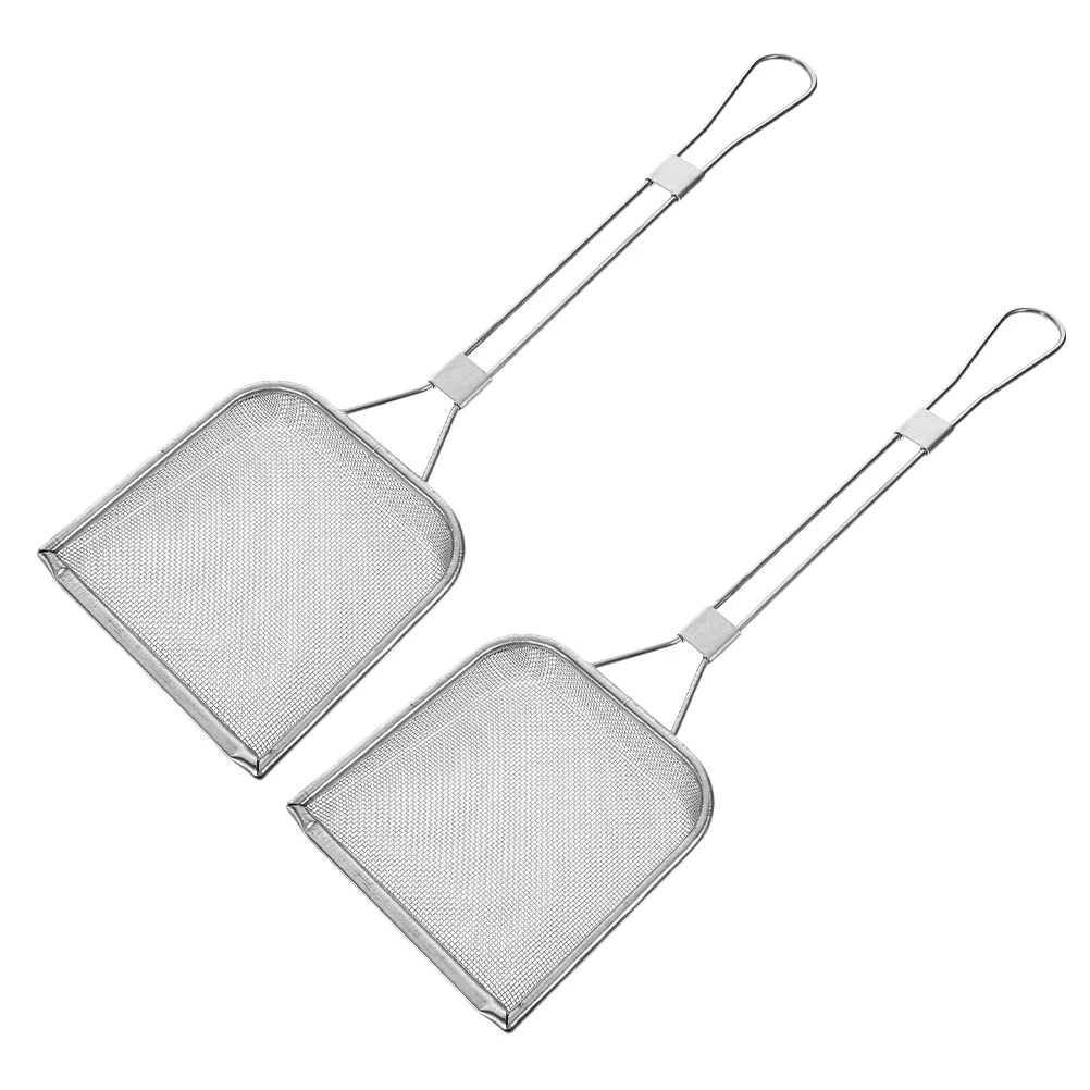 2Pcs Stainless Steel Oil Filter Shovel Square Fine Mesh Fryer Skimmer Large Capacity Skimmer Spoon Cooking Strainer Kitchen
2Pcs Stainless Steel Oil Filter Shovel Square Fine Mesh Fryer Skimmer Large Capacity Skimmer Spoon Cooking Strainer Kitchen