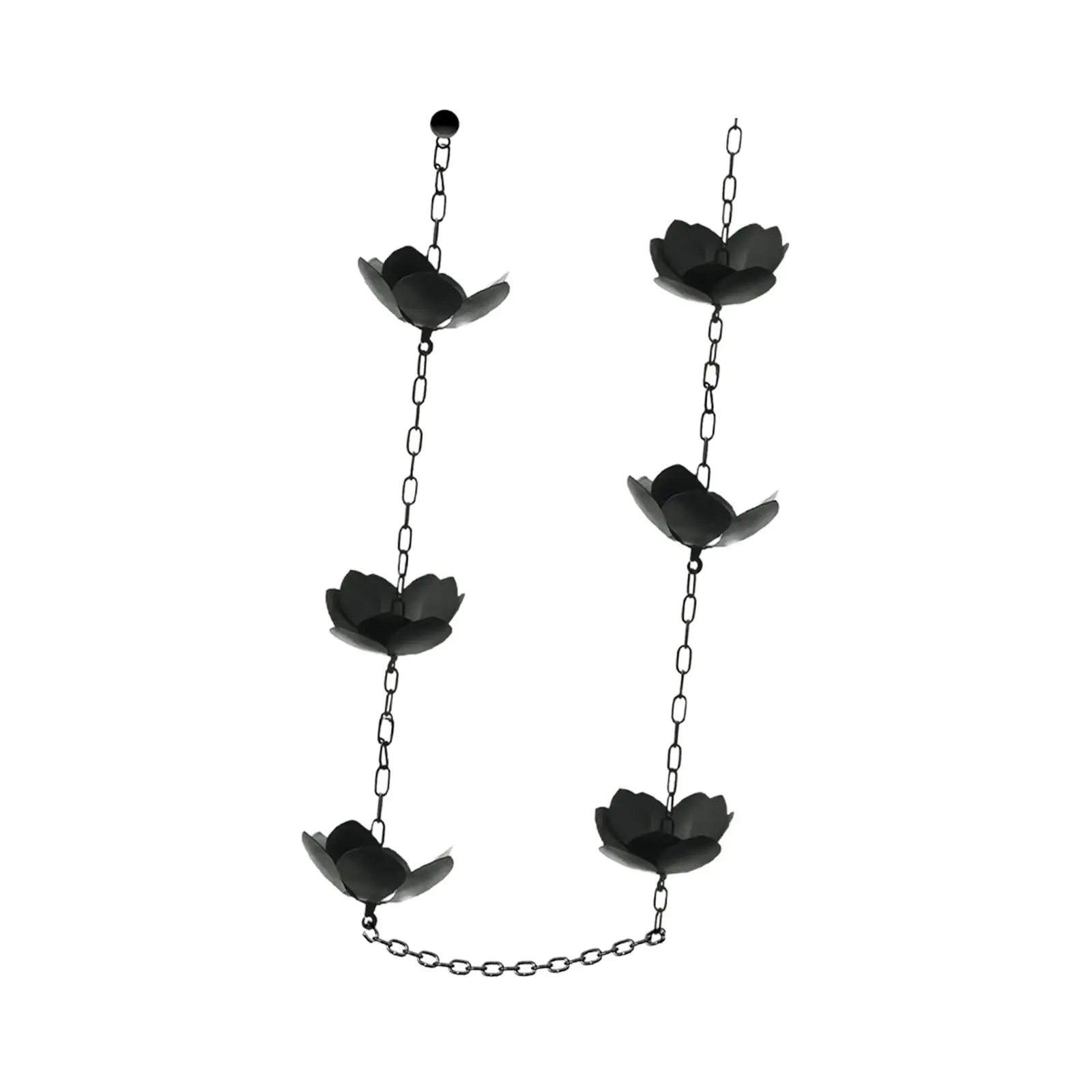 Rain Chain Black Lotus Rain Chain Park Embellishment Functional Rain Chain Cup Hanging Gutter Chain Downspout Rainwater Diverter
Rain Chain Black Lotus Rain Chain Park Embellishment Functional Rain Chain Cup Hanging Gutter Chain Downspout Rainwater Diverter