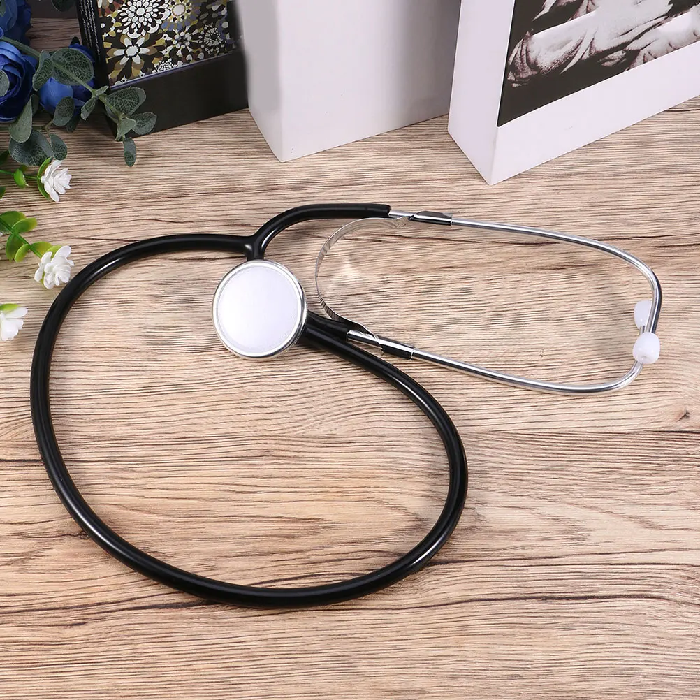 2Pcs Simulated Stethoscope PVC Aluminum Alloy Portable Equipment for Medical Students Children Educational Toy
2Pcs Simulated Stethoscope PVC Aluminum Alloy Portable Equipment for Medical Students Children Educational Toy