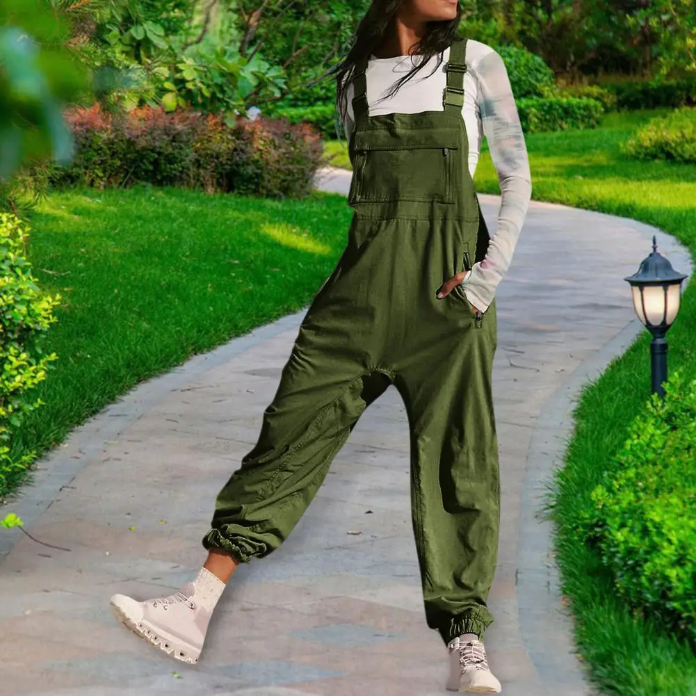 Women Square Collar Overalls Leg-tie Jumpsuit Stylish Cargo Jumpsuit with Zipper Pockets for Women Workwear Outfit for Travel
Women Square Collar Overalls Leg-tie Jumpsuit Stylish Cargo Jumpsuit with Zipper Pockets for Women Workwear Outfit for Travel