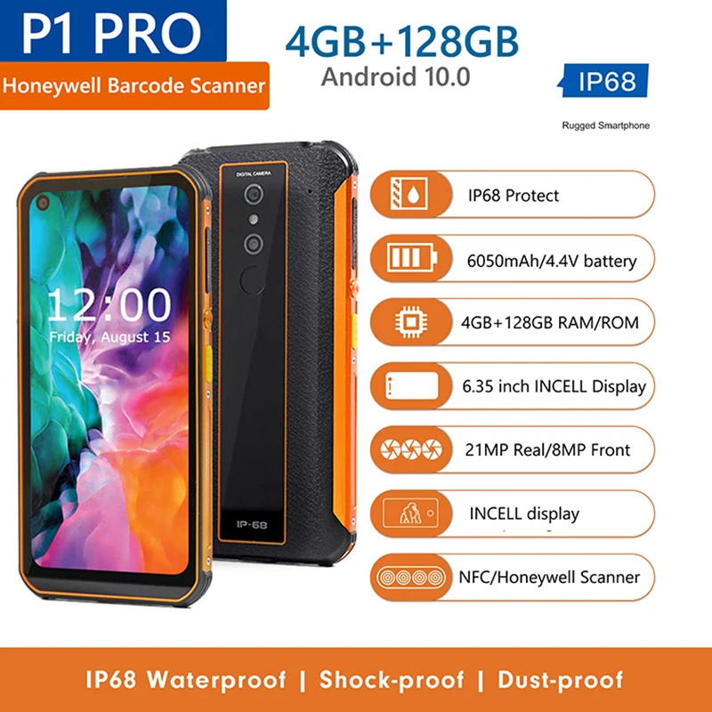 Android Smart Industrial PDA, Waterproof, Drop Resistant,4G RAM 128G ROM WiFi Bluetooth GPS
Android Smart Industrial PDA, Waterproof, Drop Resistant,4G RAM 128G ROM WiFi Bluetooth GPS