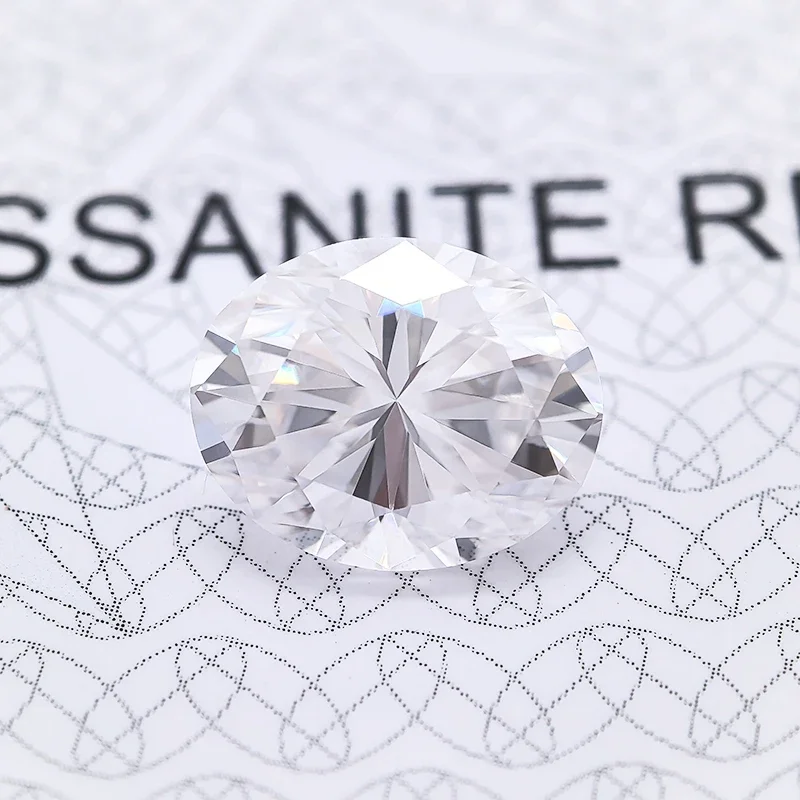 Highest Grade Moissanite Stone Oval Cut Super White D Color VVS1 Top Quality Charms Jewelry Making Materials with Certificate
Highest Grade Moissanite Stone Oval Cut Super White D Color VVS1 Top Quality Charms Jewelry Making Materials with Certificate