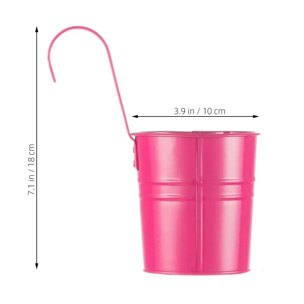 3Pcs Colorful Flower Pots Balcony Garden Hook Flower Pot Railing Planter Bucket Plants Wall Fences Outdoor Display
3Pcs Colorful Flower Pots Balcony Garden Hook Flower Pot Railing Planter Bucket Plants Wall Fences Outdoor Display
