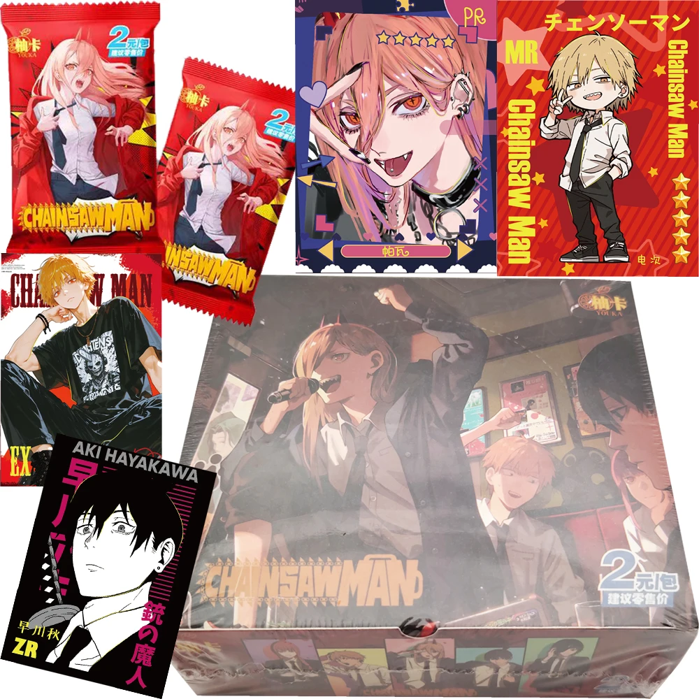 Fantasy Battle Anime Chainsaw Man Collection Card for Boys Girls Exclusive Surprise Character Fashion Practical Cards Toys Gifts
Fantasy Battle Anime Chainsaw Man Collection Card for Boys Girls Exclusive Surprise Character Fashion Practical Cards Toys Gifts