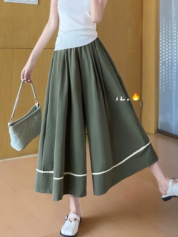 plus Size Women's Wide Leg Pants Flared Skirt Design Casual High Waist Sporty Style Comfortable Breathable Micro Stretch
plus Size Women's Wide Leg Pants Flared Skirt Design Casual High Waist Sporty Style Comfortable Breathable Micro Stretch