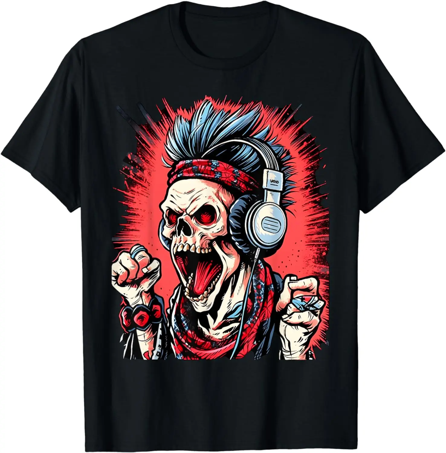 Rock 'n' Roll Skull Graphic with Singing Skull T-Shirt Oversized T Shirt for Men Cotton Print Casual Soft Machine Wash
Rock 'n' Roll Skull Graphic with Singing Skull T-Shirt Oversized T Shirt for Men Cotton Print Casual Soft Machine Wash