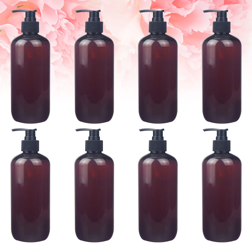 8pcs 500Ml Shampoo Pump Plastic Empty Refillable Bottles For Hotel Home Brown Durable Long Straw Easy Clean For Shampoo
8pcs 500Ml Shampoo Pump Plastic Empty Refillable Bottles For Hotel Home Brown Durable Long Straw Easy Clean For Shampoo