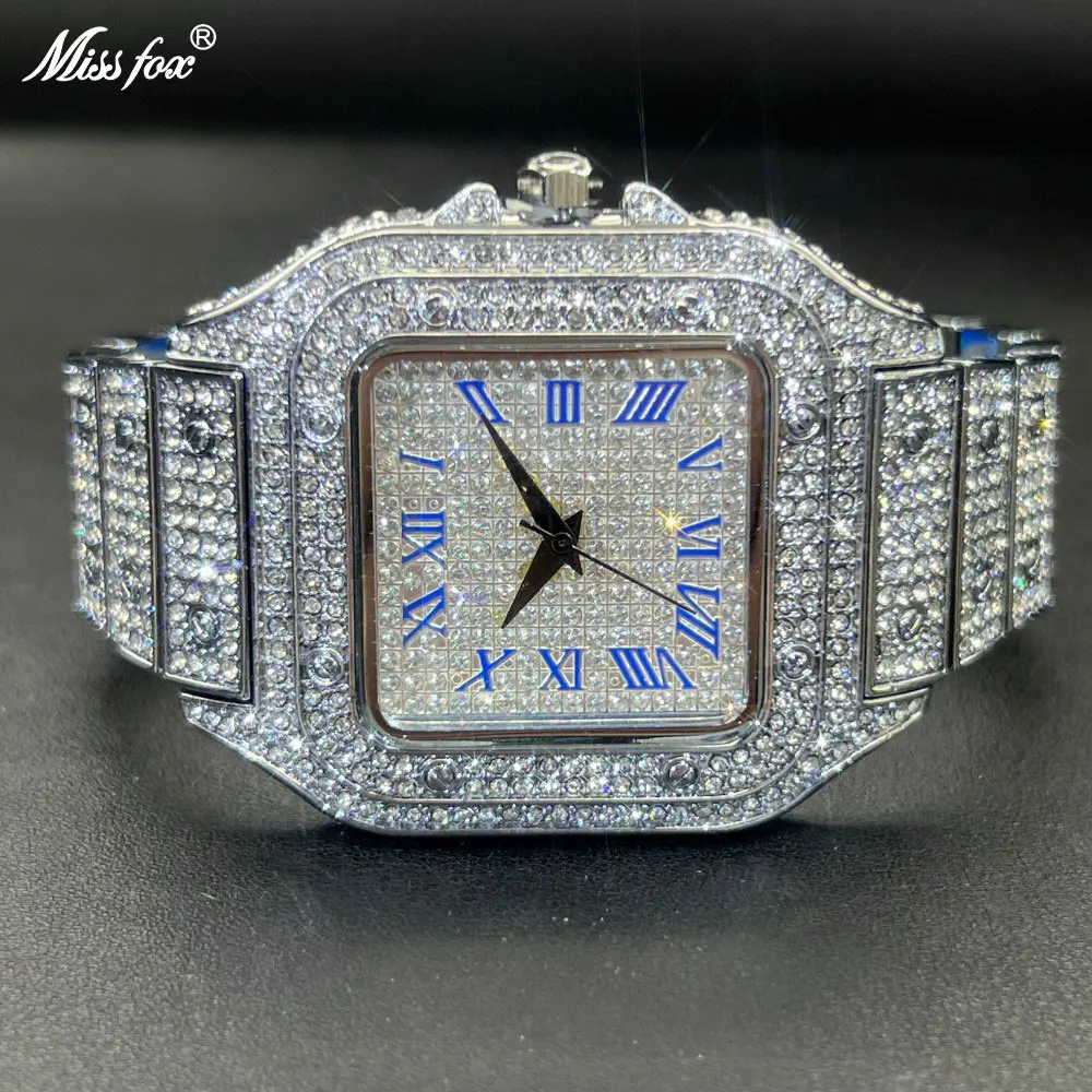 MISSFOX New High Quality Fashion Mens Dainty Watches Luxury Sparkling Roman Quartz Wristwatch Men Business Casual Watch Gift
MISSFOX New High Quality Fashion Mens Dainty Watches Luxury Sparkling Roman Quartz Wristwatch Men Business Casual Watch Gift