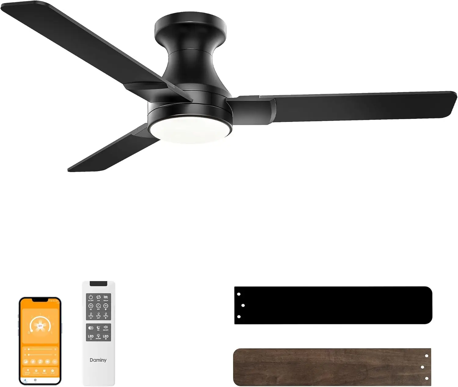 42 inch Ceiling Fans with Lights,3 Blades,6CCT, Low Profile Ceiling Fan with Light and Remote Control,Ceiling Fan for B
42 inch Ceiling Fans with Lights,3 Blades,6CCT, Low Profile Ceiling Fan with Light and Remote Control,Ceiling Fan for B