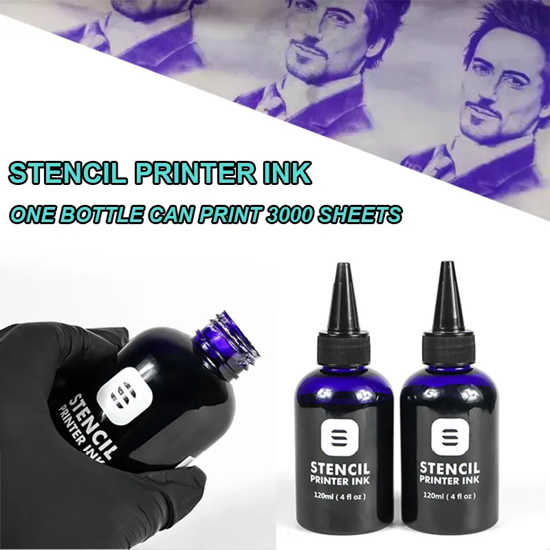 4oz Tattoo Stencil Printer Ink 120ml Tattoo Inkjet Printer Stencil Machine Transfer Special Ink Professional Tattoo Accessories
4oz Tattoo Stencil Printer Ink 120ml Tattoo Inkjet Printer Stencil Machine Transfer Special Ink Professional Tattoo Accessories