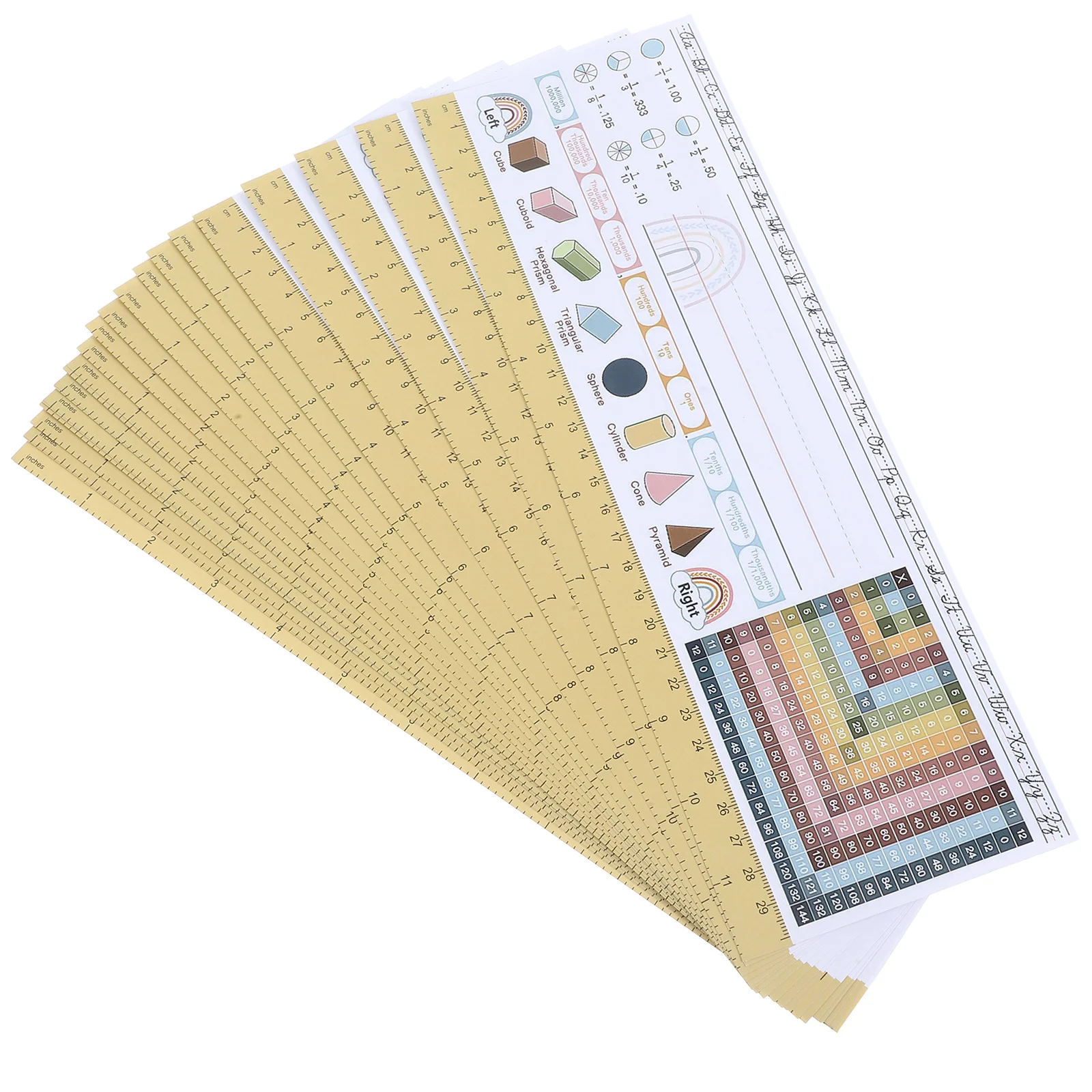 25Pcs Desk Name Tags for Classroom Colorful Paper Nameplates Traditional Manuscript Tool for Kindergarten
25Pcs Desk Name Tags for Classroom Colorful Paper Nameplates Traditional Manuscript Tool for Kindergarten