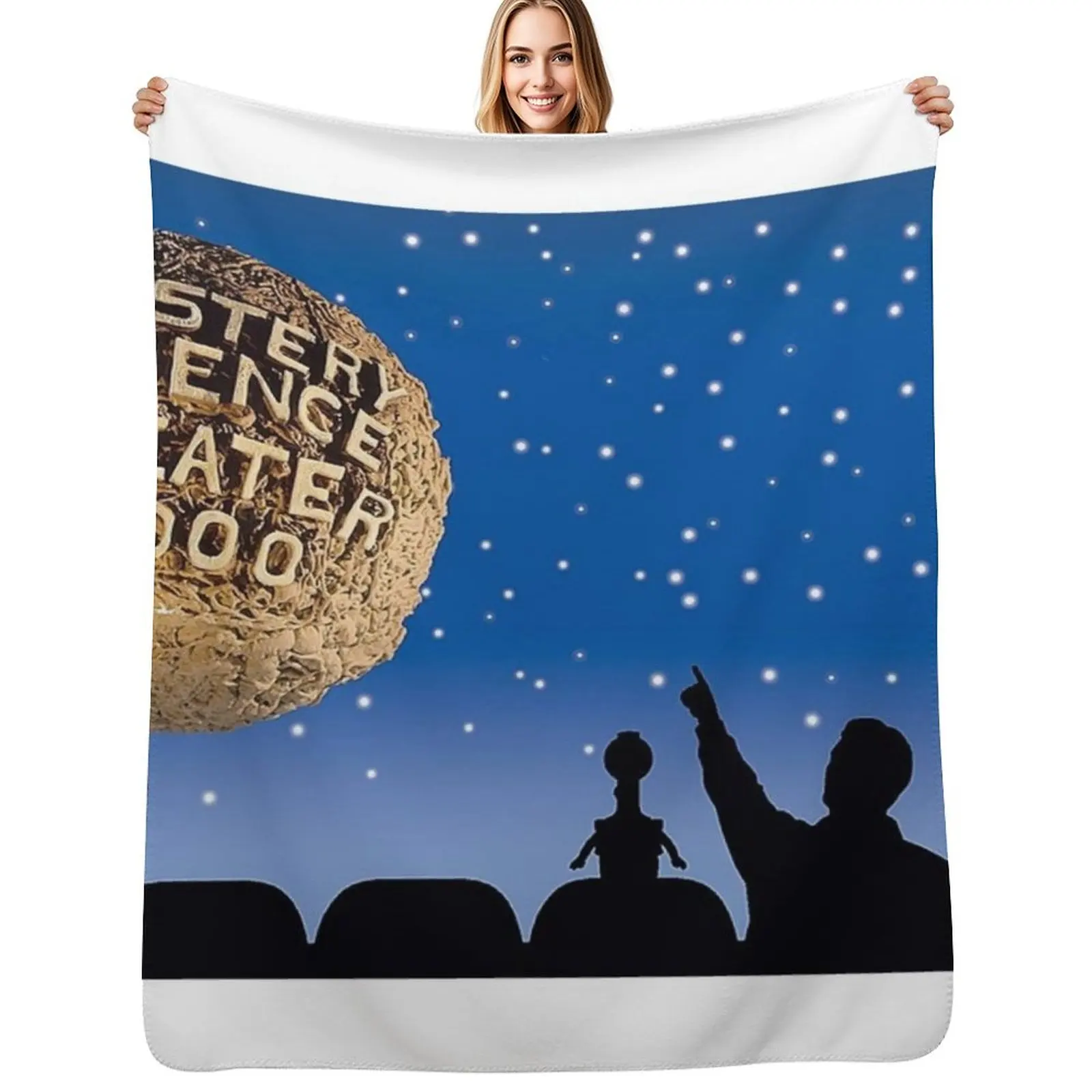 MST3K - Mystery Science Theater 3000 logo Throw Blanket Cozy Throw Blanket for Bed Sofa Chair
MST3K - Mystery Science Theater 3000 logo Throw Blanket Cozy Throw Blanket for Bed Sofa Chair