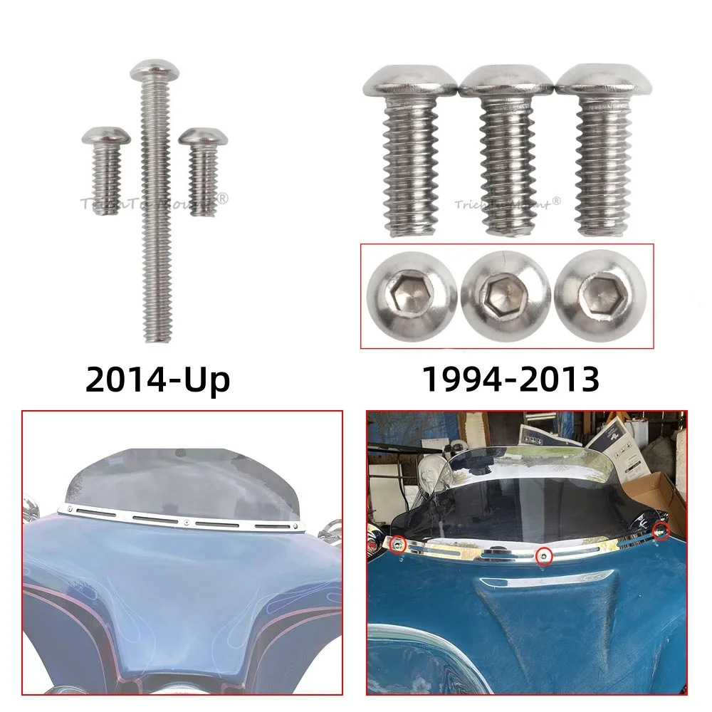 Motorcycle Accessory Wind Deflector Windshield Fairing Screws Mount Windscreen Trim Bolt Kit For Harley Touring Electra Glide
Motorcycle Accessory Wind Deflector Windshield Fairing Screws Mount Windscreen Trim Bolt Kit For Harley Touring Electra Glide