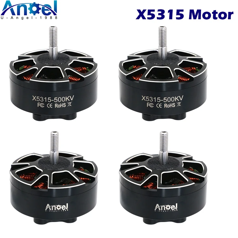 4pcs/lot Angel X5315 5315 Brushless Motor 250KV 340KV 420KV 500KV 4-8S for 15inch FPV Long Range Drone DIY Large FPV Motor
4pcs/lot Angel X5315 5315 Brushless Motor 250KV 340KV 420KV 500KV 4-8S for 15inch FPV Long Range Drone DIY Large FPV Motor
