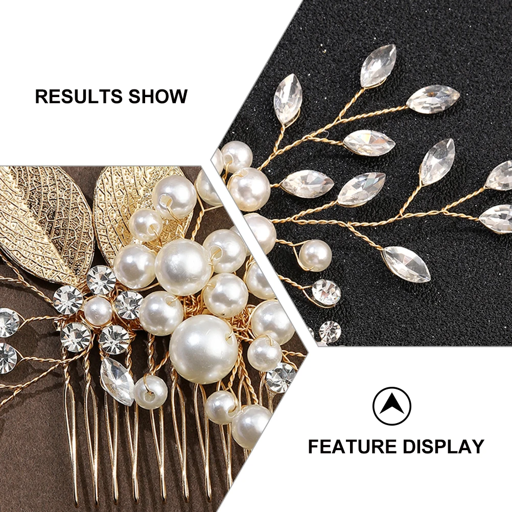 Crystal Rhinestone Hair Comb Bridal Wedding Accessories Women Tiara Rhinestones Elegant Pearl Combs Bride Hair Jewelry
Crystal Rhinestone Hair Comb Bridal Wedding Accessories Women Tiara Rhinestones Elegant Pearl Combs Bride Hair Jewelry