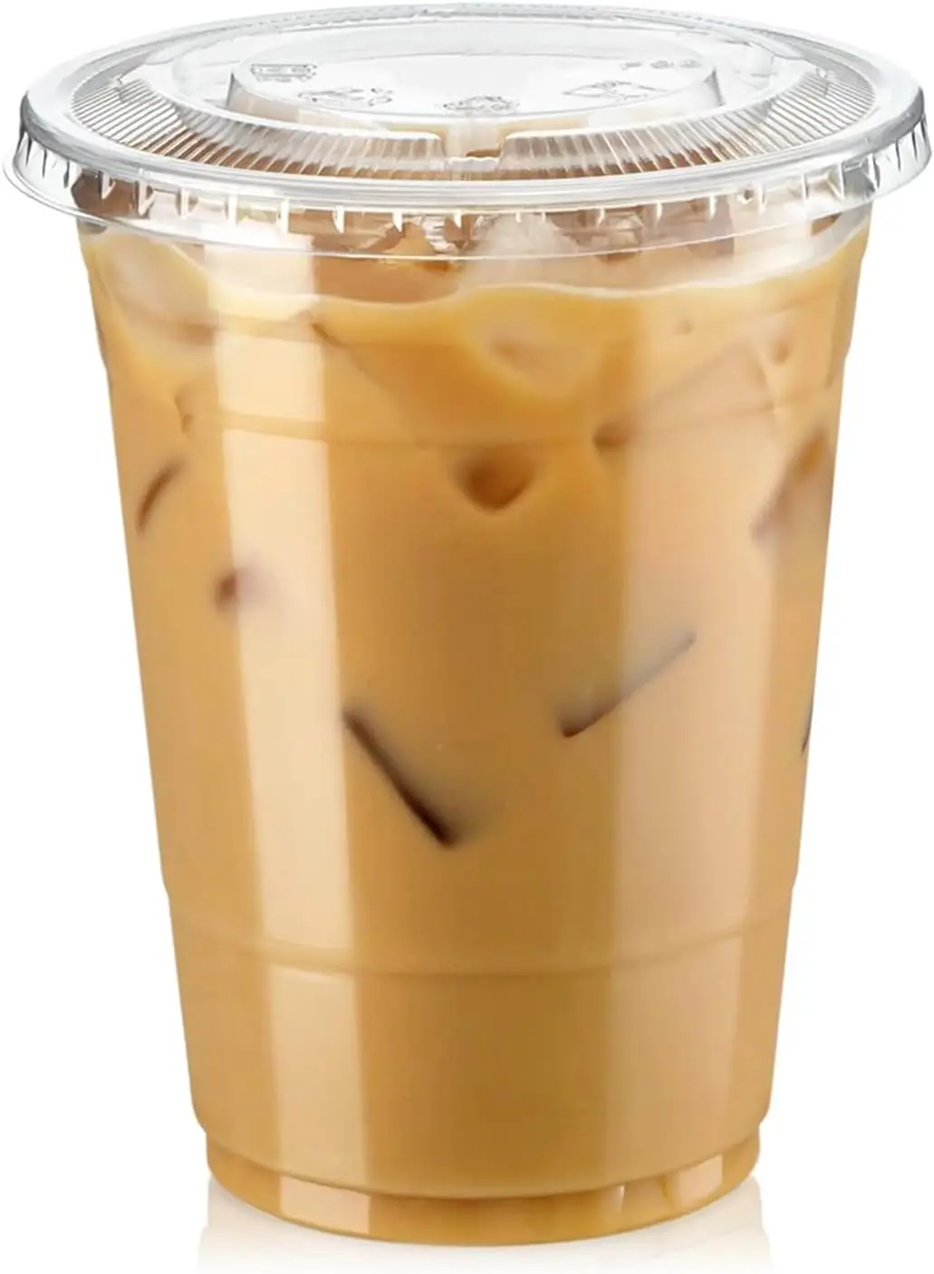 100 Pack 16 oz Clear Plastic Cups with Flat Lids, Disposable Iced Coffee Cups, BPA Free Premium Crystal Smoothie Cup for Part
100 Pack 16 oz Clear Plastic Cups with Flat Lids, Disposable Iced Coffee Cups, BPA Free Premium Crystal Smoothie Cup for Part