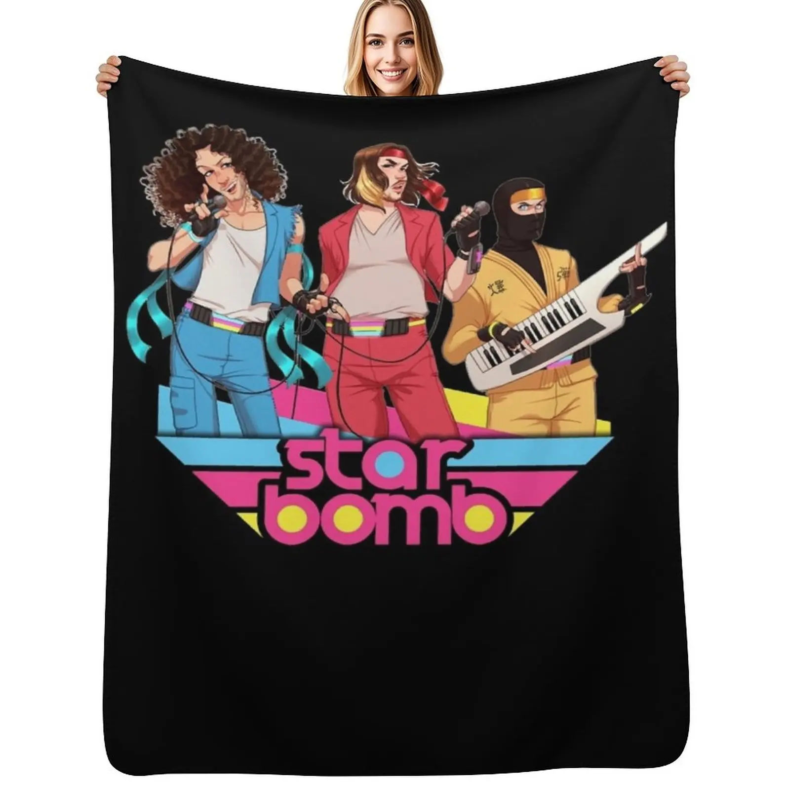 Starbomb 3 Throw Blanket Travel Size Cozy Blanket for Plane Train
Starbomb 3 Throw Blanket Travel Size Cozy Blanket for Plane Train