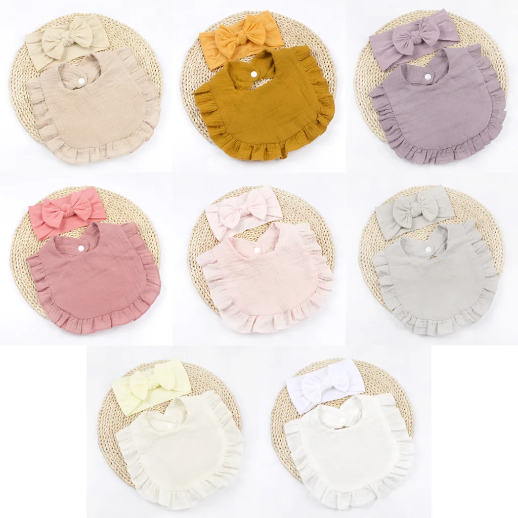 Bow Decor Baby Headband With Ruffle Bib Set Skin-friendly Cotton Outfit For Baby Girls Daily Feeding And Photo Shooting Props
Bow Decor Baby Headband With Ruffle Bib Set Skin-friendly Cotton Outfit For Baby Girls Daily Feeding And Photo Shooting Props