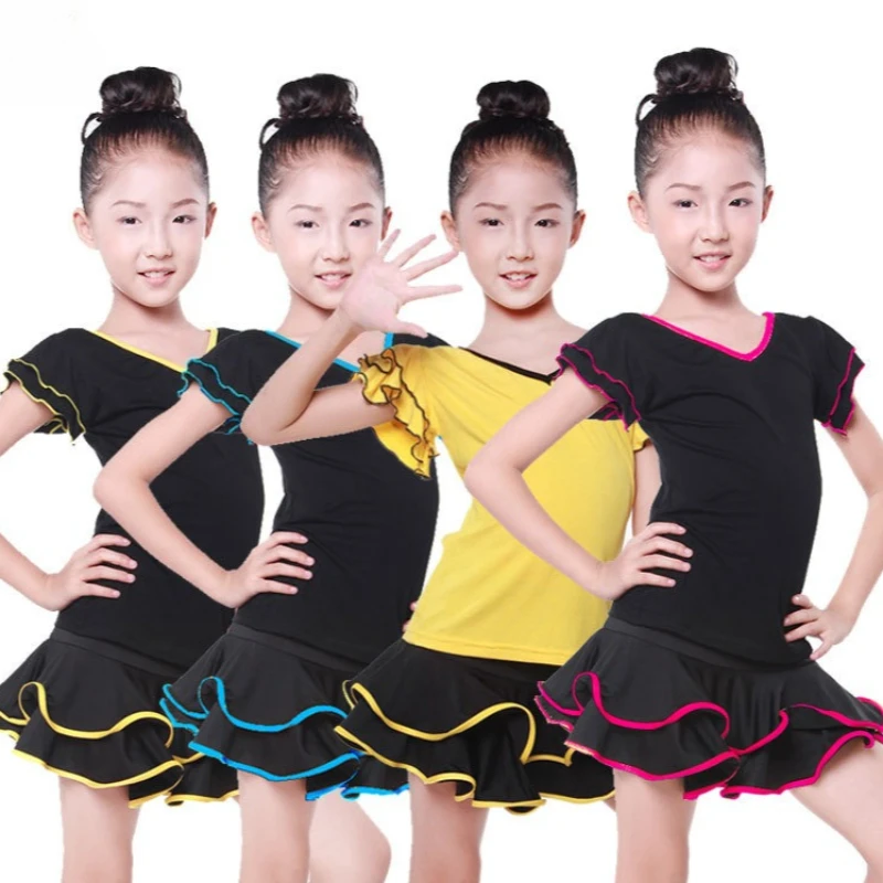 Summer Children's Latin Set Dancewear for Girls Latin Practice Uniform Tops and Skirt Sets Kids Clothes Girl's Dancing Suit New
Summer Children's Latin Set Dancewear for Girls Latin Practice Uniform Tops and Skirt Sets Kids Clothes Girl's Dancing Suit New