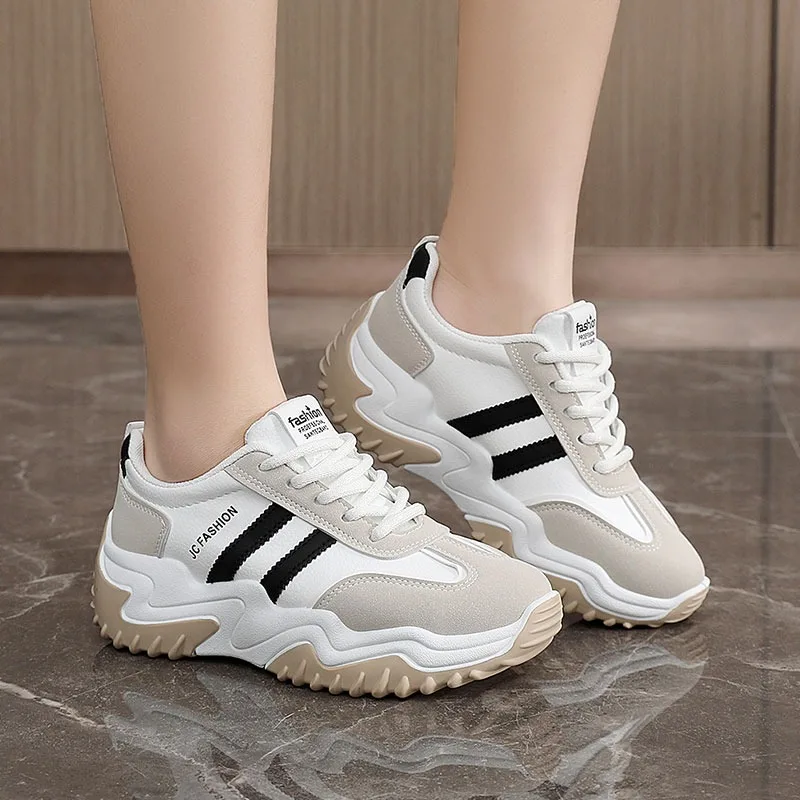 Hot Sale 2025 Shoes Female Mixed Color Women's Vulcanize Shoes Outdoor Women Sneakers Lace Up Platform Casual Sport Shoes Ladies
Hot Sale 2025 Shoes Female Mixed Color Women's Vulcanize Shoes Outdoor Women Sneakers Lace Up Platform Casual Sport Shoes Ladies