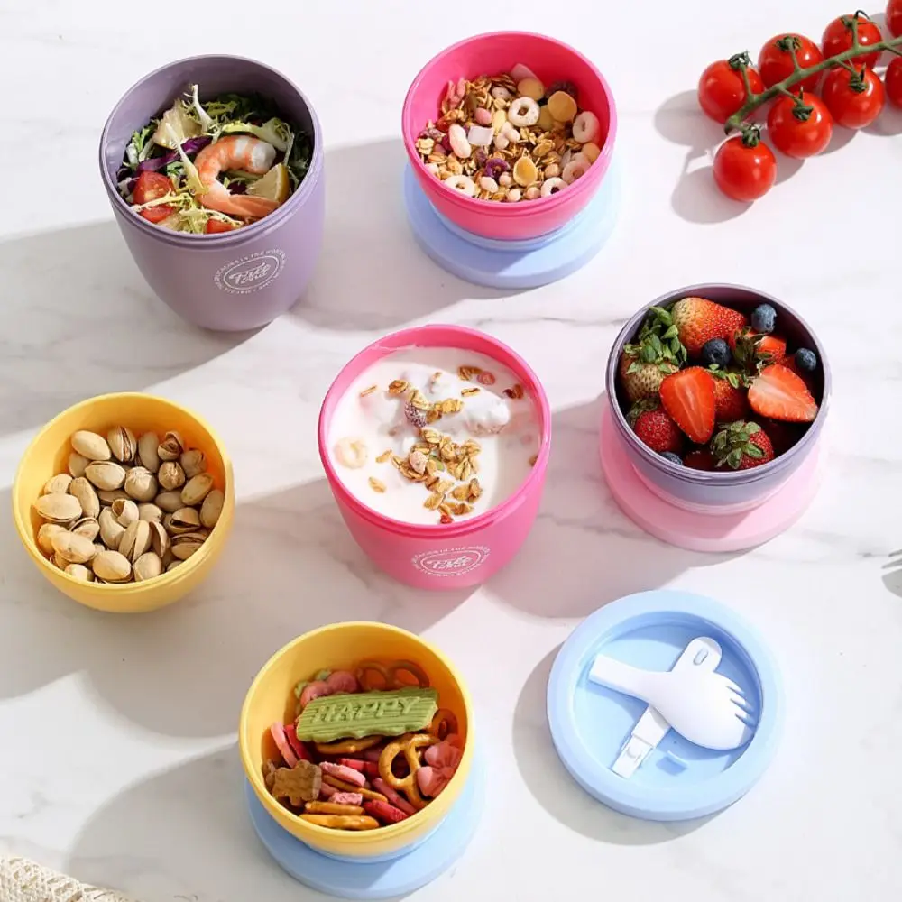 Double Layer Overnight Oats Container with Lids and Spoons Large Capacity Breakfast Cup Milk Cup PP Seal
Double Layer Overnight Oats Container with Lids and Spoons Large Capacity Breakfast Cup Milk Cup PP Seal