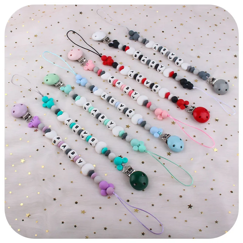 Baby Personalized Name Pacifier Clip Nipple Dummy Holder Chain Infant Feeding Soother Teething Toys Chew Gift Pacifiers Chains
Baby Personalized Name Pacifier Clip Nipple Dummy Holder Chain Infant Feeding Soother Teething Toys Chew Gift Pacifiers Chains